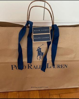 Busta Shopper POLO RALPH LAUREN cm. 40X30 Nuova