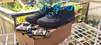 Scarpe Shimano + attacchi + Garmin