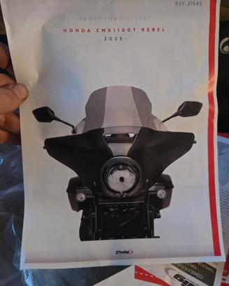 Cupolino Puig per Honda Rebel Touring 1100