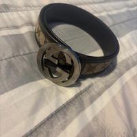 Gucci Vintage GG Supreme con Fibbia Doppia G