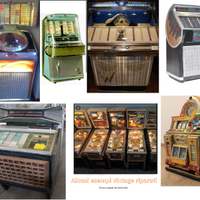 Riparazione Jukebox e Flipper anni 60, 70, 80, 90