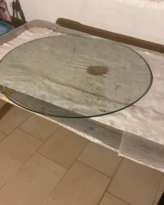 Vetro tavolo rotondo