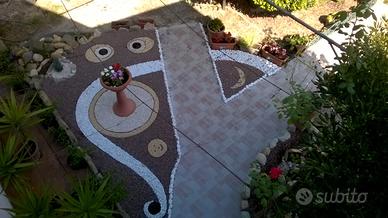 Aiuole giardino roccioso decorazioni creativita'