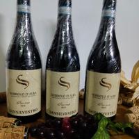 3 bottiglie di Nebiolo d'Alba San Silvestro.