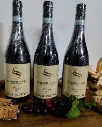 5 bottiglie di Nebiolo.