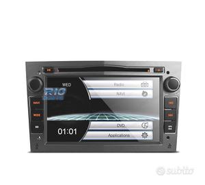 NAVIGATORE RADIO 7" PER OPEL COLORE GRIGIO SCURO 