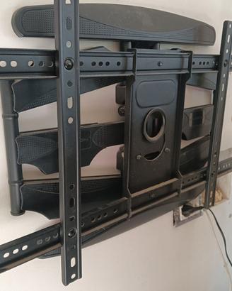 Staffa a muro estraibile per tv