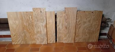 4X tavole in legno compensato fenolico 96x73