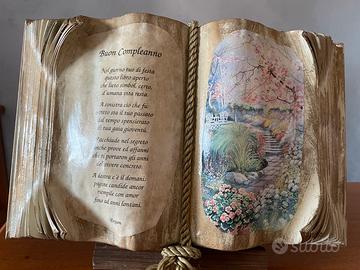 Libro soprammobile “Buon  Compleanno”