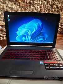 Msi gv62 8rd - i5 8300h, gtx 1050 ti, 8gb ram