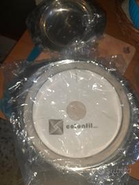 N 2 PENTOLE IN ACCIAIO NUOVE DI 1 CLASSE