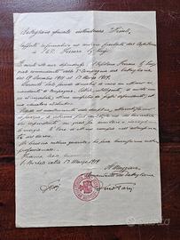 Documento Battaglione Speciale Friuli WW1