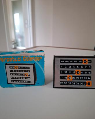 Calendario  perpetuo vintage 