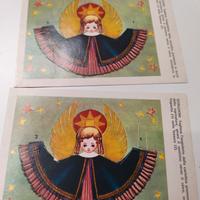 Angioletti di carta vintage decorazioni albero