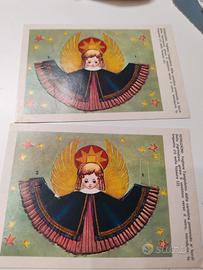 Angioletti di carta vintage decorazioni albero