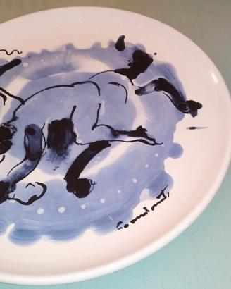 Piatto in ceramica di Albisola