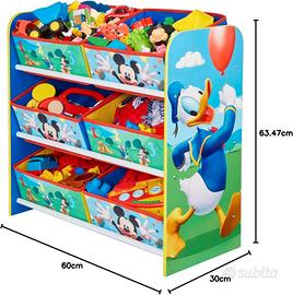 Contenitore in legno composito Disney Porta Giochi