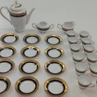 servizio da caffè decorato da 12