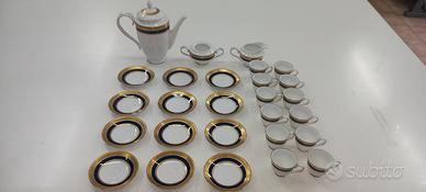 servizio da caffè decorato da 12