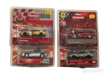 Carrera DIGITAL 143 – Set AMG,FerrariGT2, Corvette