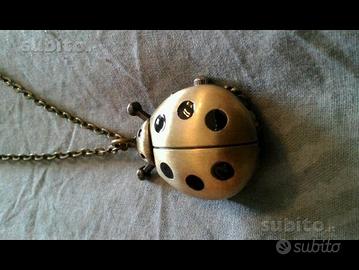 Catenina Coccinella con orologio