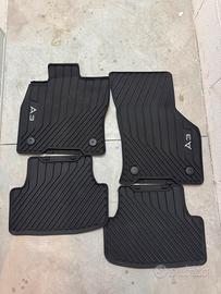 Tappetini gomma + vasca baule AUDI A3 8Y
