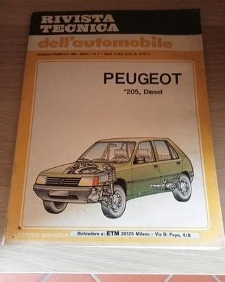 Rivista Tecnica dell' Automobile Peugeot 205 