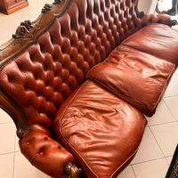 Divano antico + eventuali poltrone x set salotto