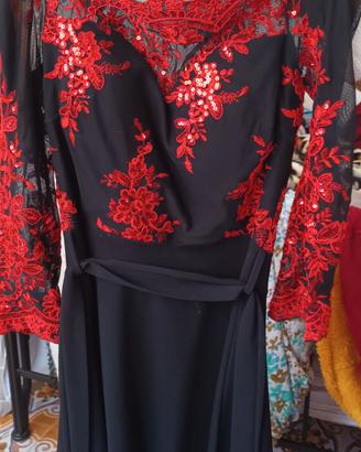 vestito vestito corto bordeaux modello FQMarlin co