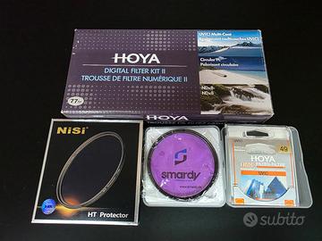 Filtri Fotografici 77mm e 49mm NiSi e Hoya + FLD