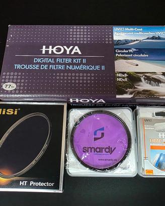 Filtri Fotografici 77mm e 49mm NiSi e Hoya + FLD