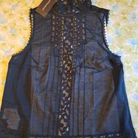 Top elegante inserti in pizzo