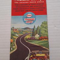 Carta stradale Esso Western Europe...1959 perfetta