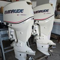 Coppia Motori 150 CV Evinrude E-TEC anno 2010