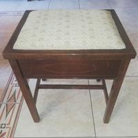 Sgabello - Panchetta antica per pianoforte