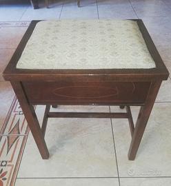 Sgabello - Panchetta antica per pianoforte