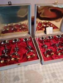 Servizio da 12 in Acciaio inox 18/10 oro 24K