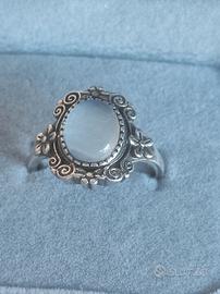 Anello Vintage in Argento S925 e Labradorite