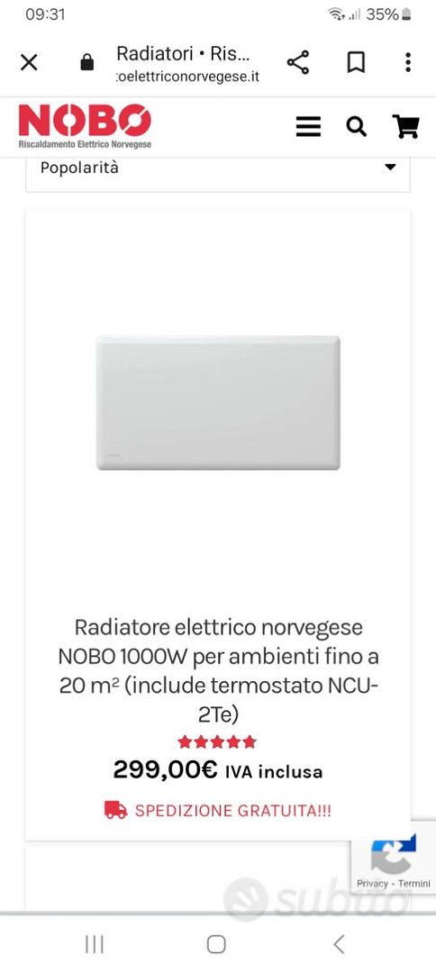Radiatore elettrico - Arredamento e Casalinghi In vendita a Milano