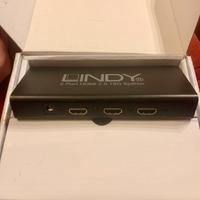 Splitter Lindy 2 porte hdmi 2.0 4k 18g