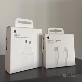 NUOVI Apple Alimentatore Originale + Cavo 1 Metro