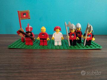 lotto figures Lego castello 383 6083 vintage