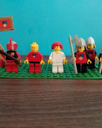 lotto figures Lego castello 383 6083 vintage