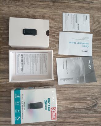 Adattatore USB Wi-Fi TP-Link Archer T2U AC600 