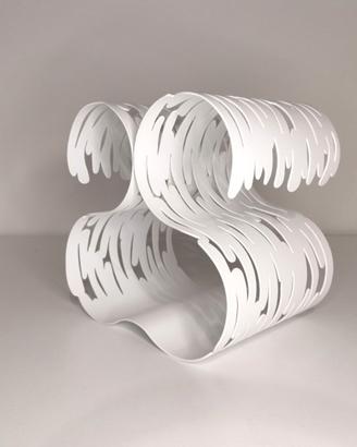 Portabottiglie Alessi Barkcellar BM03 bianco