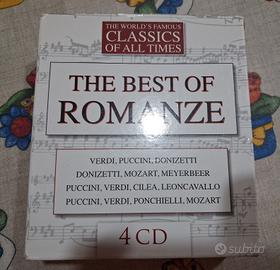 cofanetto musica classica 4 cd THE BEST OF ROMANZE