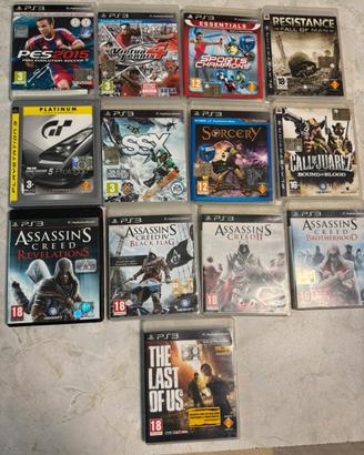 LOTTO GIOCHI PS3 + ACCESSORIO MOVE