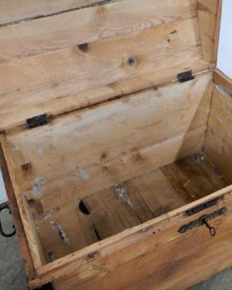 Baule in legno anni 50 originale