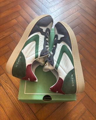 Scarpe Valsport Super Uomo Pelle/Nylon Blu/Verde44