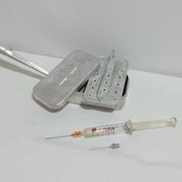 SIRINGA VINTAGE IN VETRO CON BOLLITORE